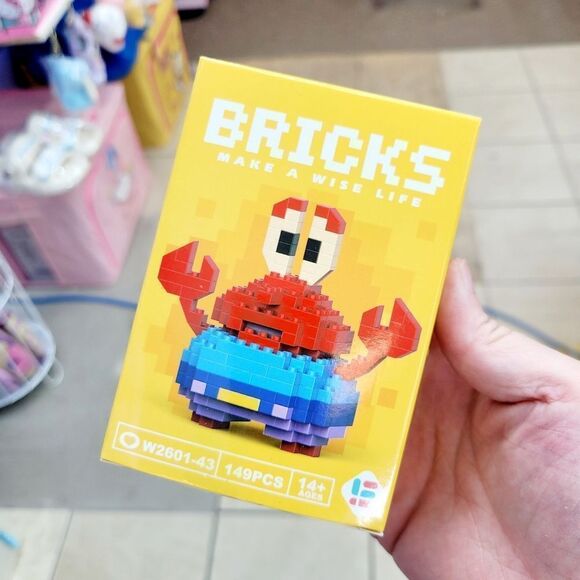 Brand New Spongebob Mr Krabs Bricks Lego Figure - Picture 1 of 5